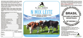 Suplemento Mineral para Vacas e Cabras Lactantes - N MIX LEITE MONENSINA