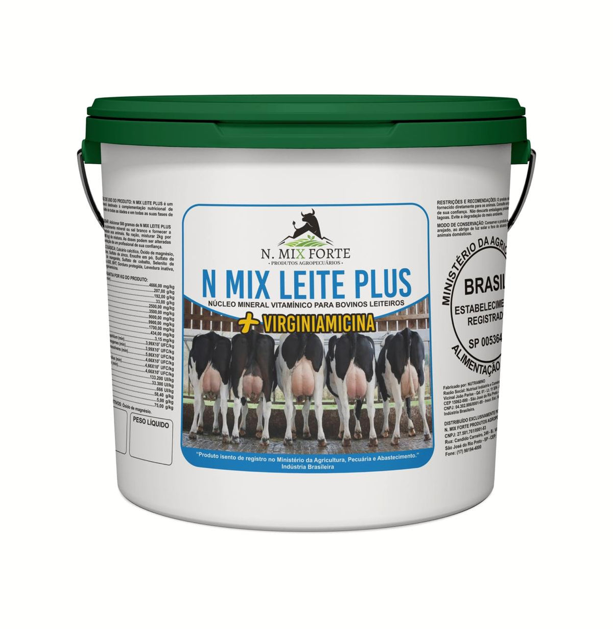 Suplemento Nutricional para Vacas e Cabras em Lactação – N MIX LEITE PLUS